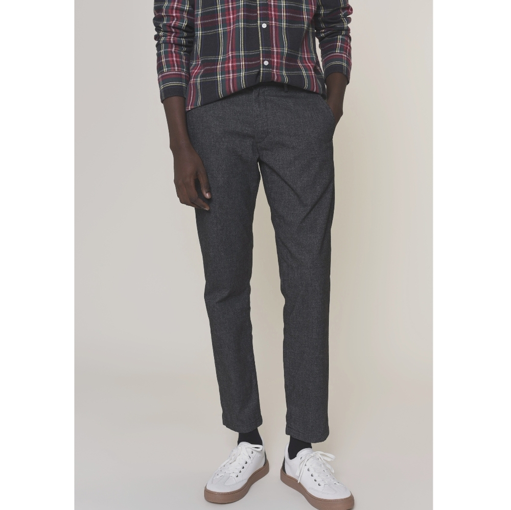 NN07 No Nationality Gray Karl Foldover trousers Pants 31/32